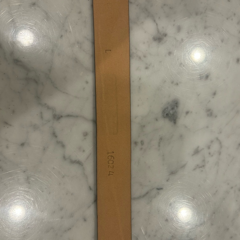 Women’s Carlisle size Large  1”skin belt. 37” length. lizard/snake grey tone - Picture 4 of 8